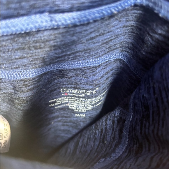 Cuddl Duds Blue Leggings - Picture 3 of 3